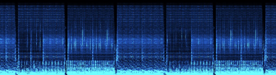Espectro de un FLAC auténtico: la energía llega hasta lo más alto sin corte